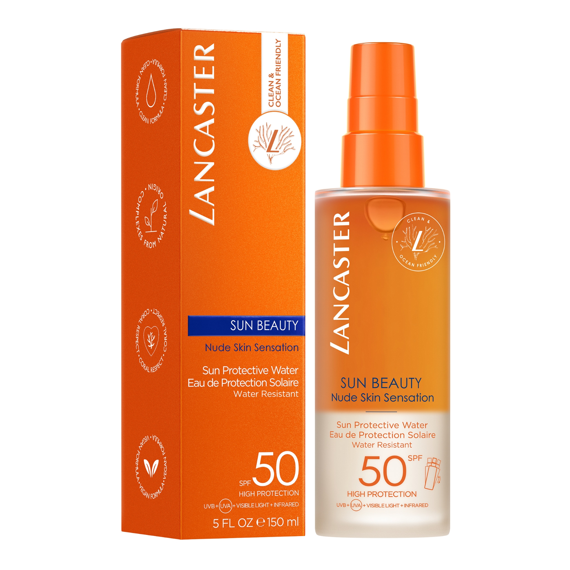 Bild von LANCASTER W SUN BEAUTY BODY SUN PROTECTIVE WATER SPF50 SUN SNC 150ML