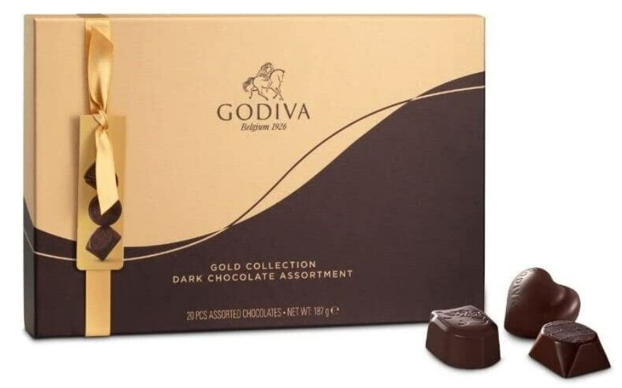 Bild von GODIVA CONNOISSEUR ALL DRK 20PCS 2020 EMEA 185GR