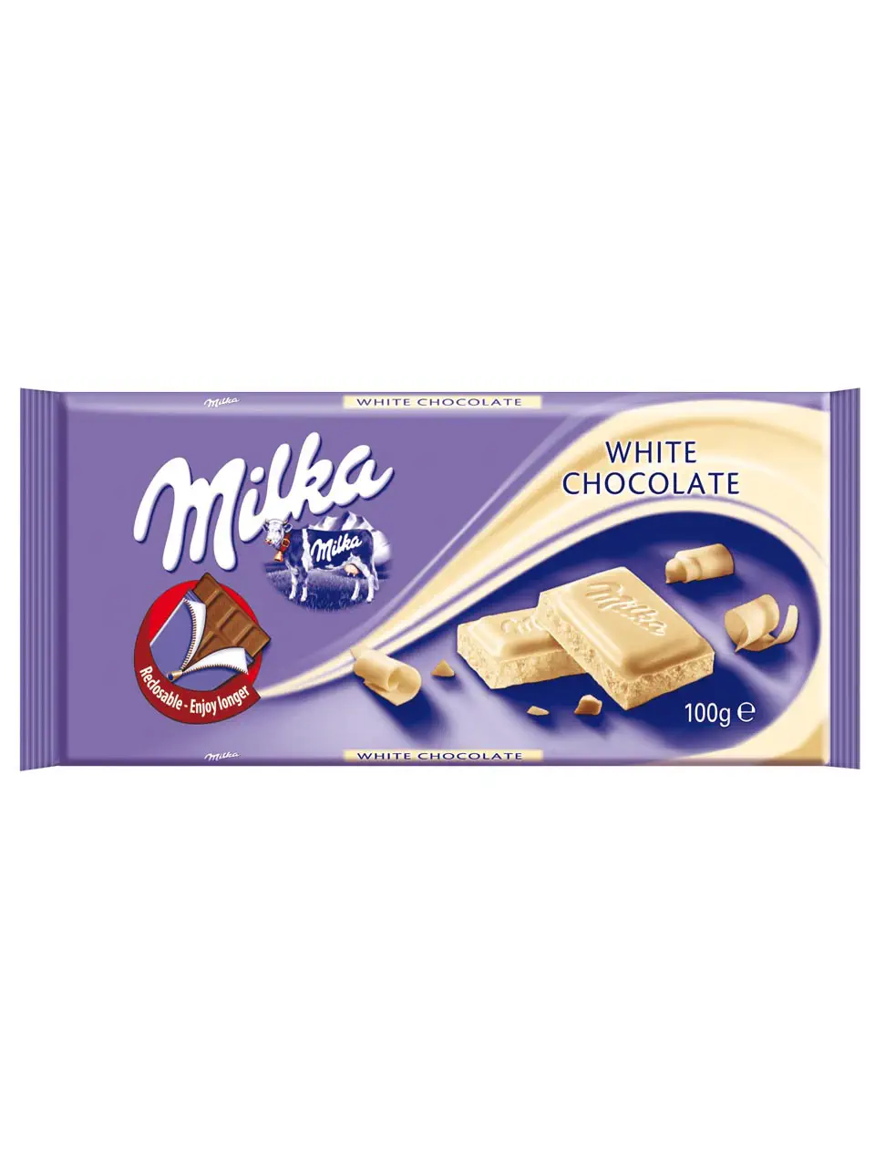 Bild von MILKA WHITE TAB 100GR